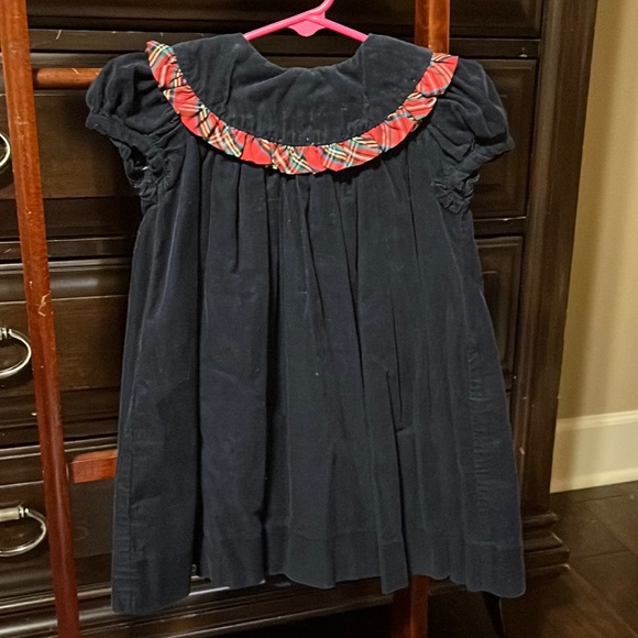 Bailey Boys Navy and Red plaid dress. - Picture 1 of 1